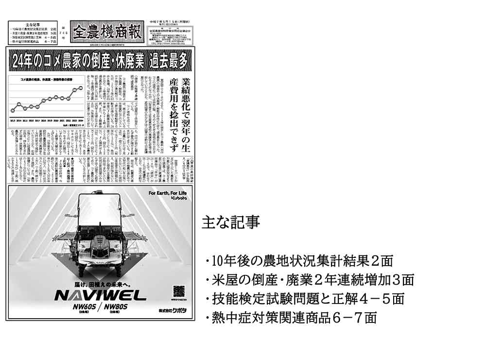 全農機商報一覧画像