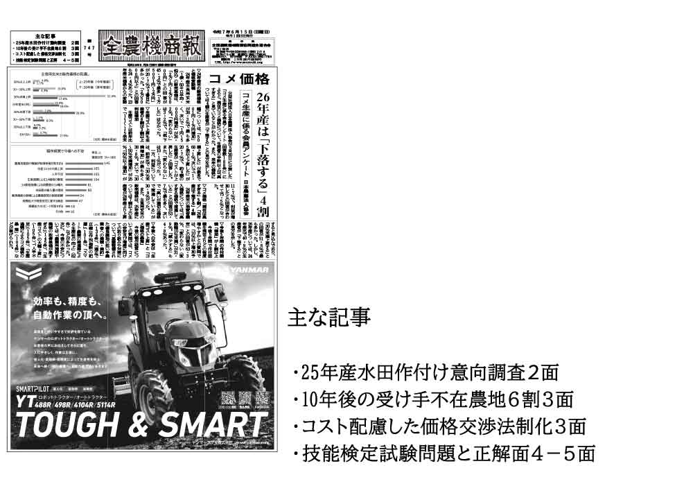 全農機商報一覧画像